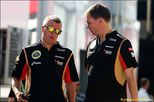 Кими Райкконен и Алан Пермейн