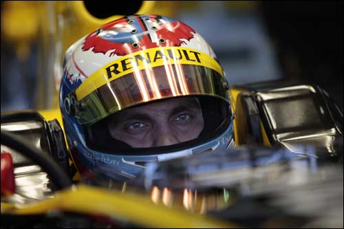 Виталий Петров на тестах в Валенсии