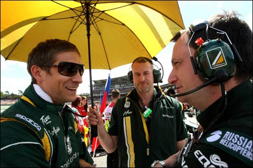 Виталий Петров перед стартом Гран При Германии