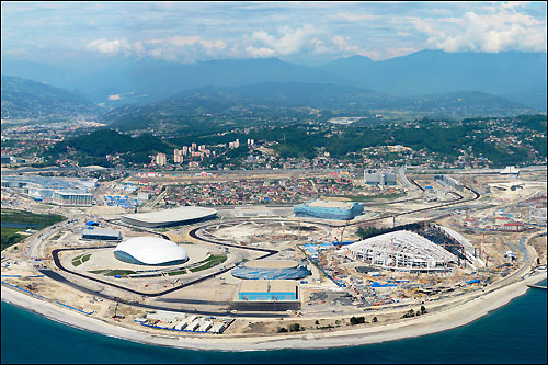 Олимпийский парк, фото ГК Олимпстрой