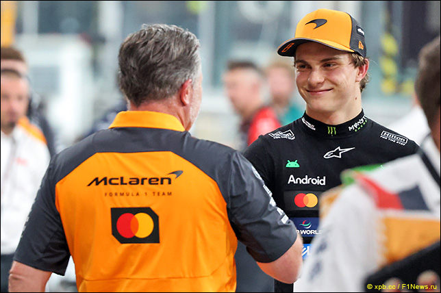 Зак Браун и Оскар Пиастри