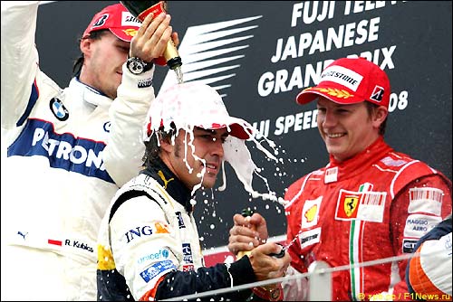 Подиум Гран При Японии