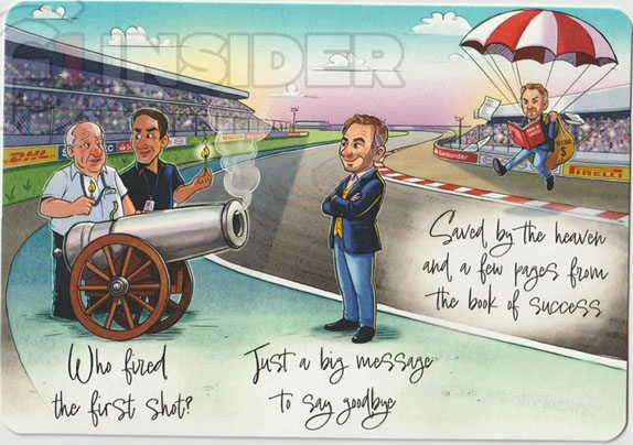 Рождественская открытка Берни Экклстоуна в 2025 году