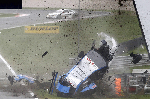 Авария Алекса Према в Адрии