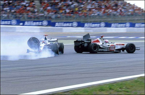 Авария Кими Райкконена на Гран При Европы 2005 года