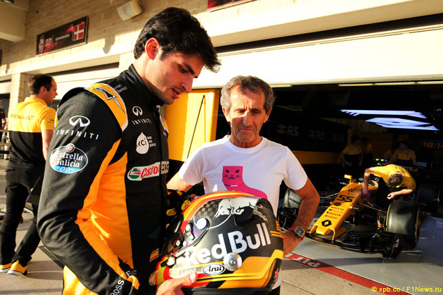 Карлос Сайнс и Ален Прост