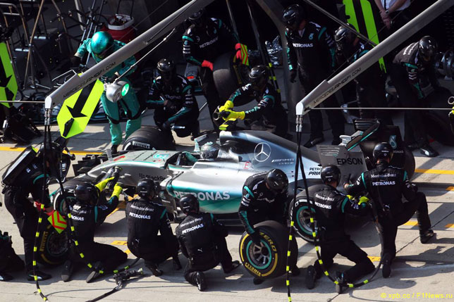 Пит-стоп Нико Росберга