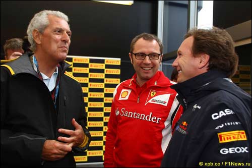 Марко Тронкетти Провера, Стефано Доменикали и Кристиан Хорнер