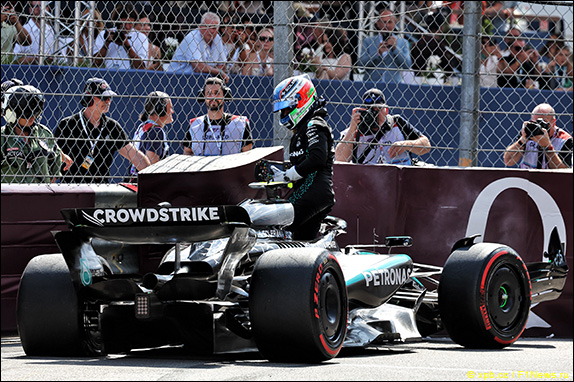 Сессия закончилась под красными флагами после аварии Кими Антонелли