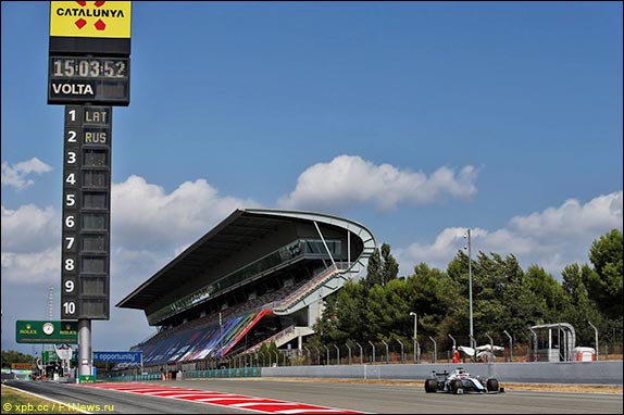 Квалификация в Барселоне. Джордж Расселл