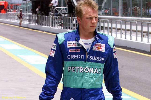 Кими Райкконен в 2001 году