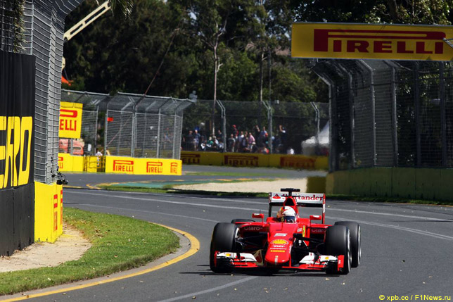 Себастьян Феттель в Австралии