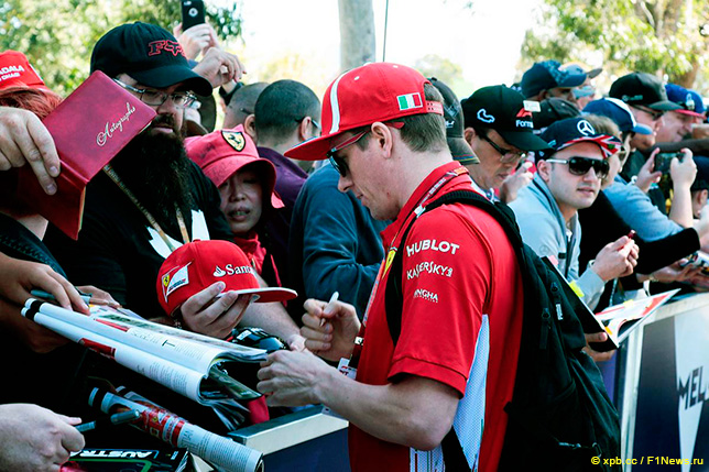 Кими Райкконен в Австралии