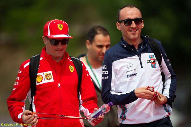 Кими Райкконен и Роберт Кубица