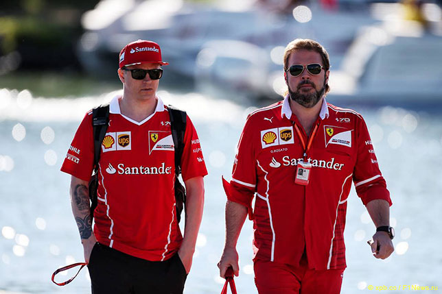 Кими Райконен и Джино Розато