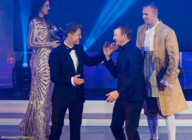 Весёлый Кими Райкконен на гала-церемонии FIA в Санкт-Петербурге, посвящённой окончанию сезона 2018 года