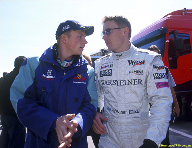 Кими Райкконен и Мика Хаккинен, 2001 год