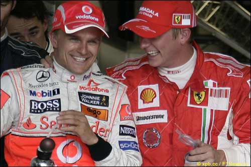 Хейкки Ковалайнен и Кими Райкконен