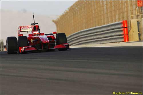 Кими Райкконен на тестах в Бахрейне