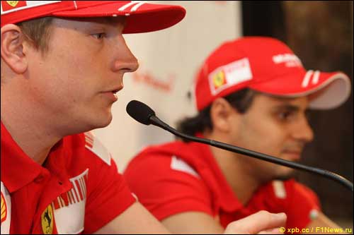 Кими Райкконен и Фелипе Масса