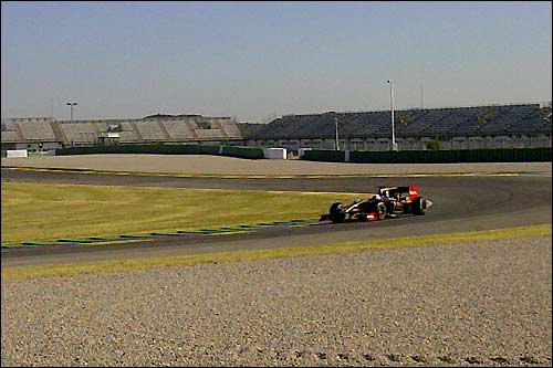 Кими Райкконен на тестах в Валенсии