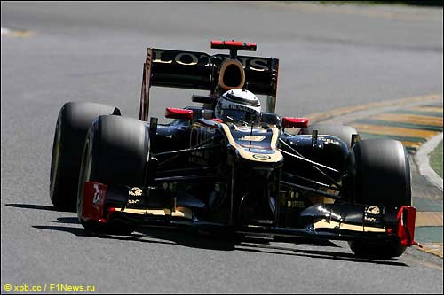 Кими Райкконен на трассе в Альберт-парке
