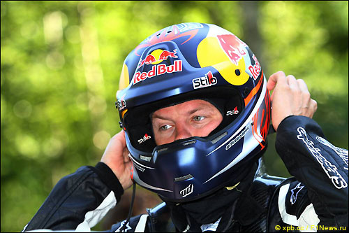 Кими Райкконен на Neste Rally в Ювяскюля, 2011 год