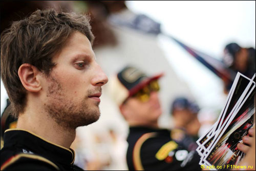 Роман Грожан и Кими Райкконен