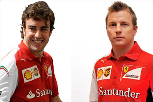 Фернандо Алонсо и Кими Райкконен