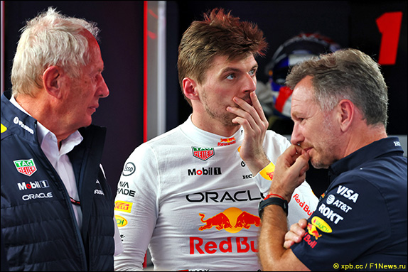 Хельмут Марко, Макс Ферстаппен и Кристиан Хорнер