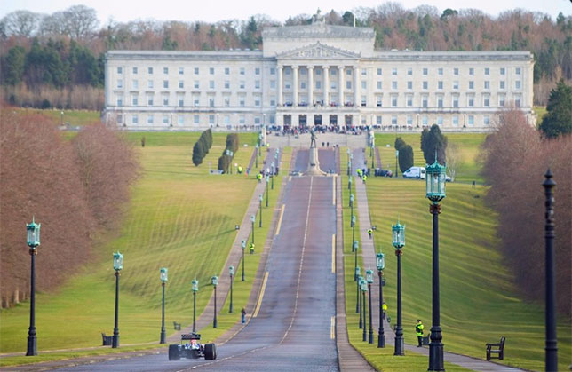 Гоночное шоу Red Bull в Белфасте в 2010 году