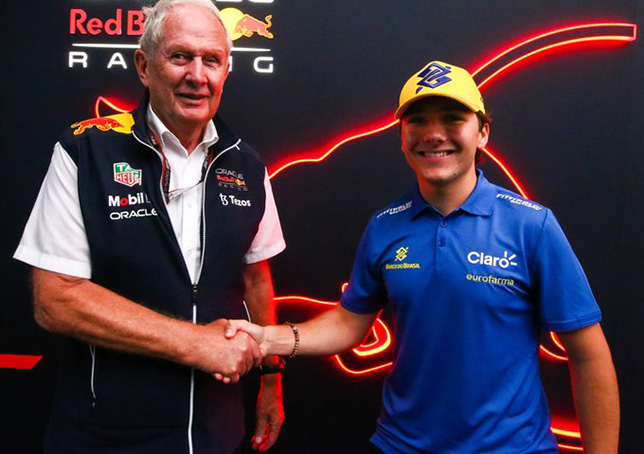 Хельмут Марко и Энцо Фиттипальди, фото из социальных сетей