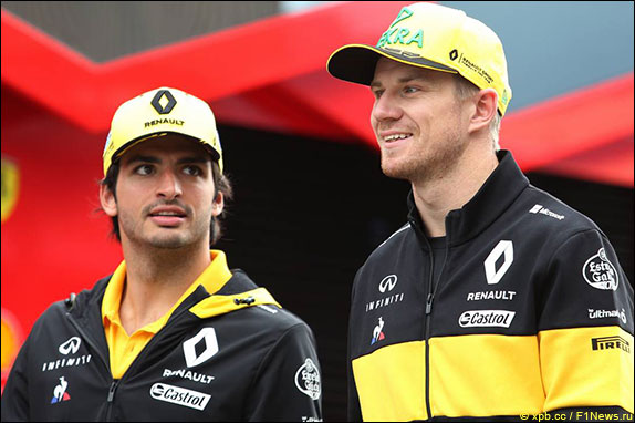 Карлос Сайнс и Нико Хюлкенберг