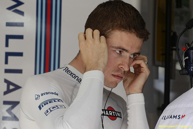 Пол ди Реста в боксах Williams в день Гран При Венгрии