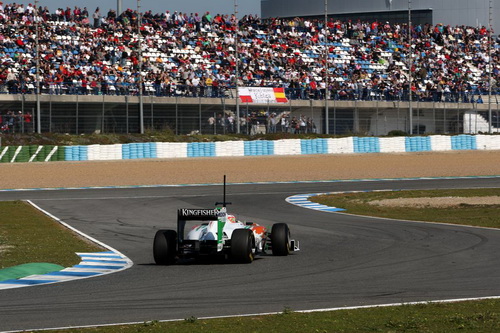 Пол ди Реста на тестах в Хересе