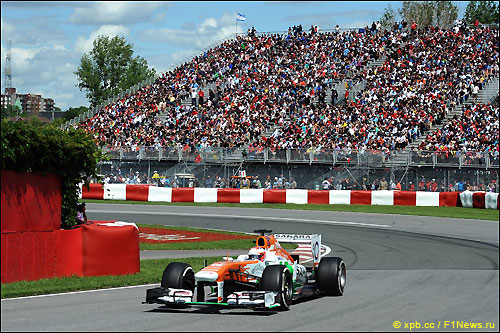 Пол ди Реста на трассе Гран При Канады