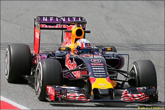 Пьер Гасли на тестах Red Bull Racing