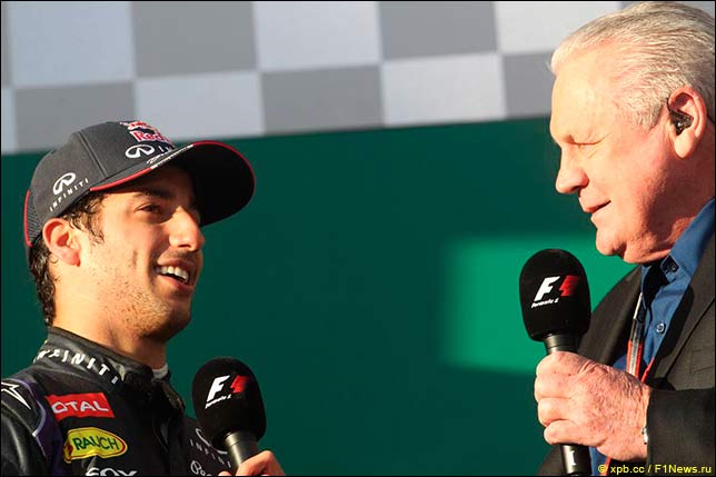 Даниэль Риккардо и Алан Джонс
