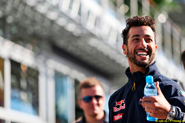 Даниэль Риккардо в Барселоне