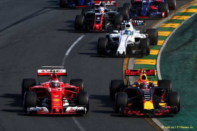 Гран При Австралии. Сражение Макса Ферстаппена и Кими Райкконена