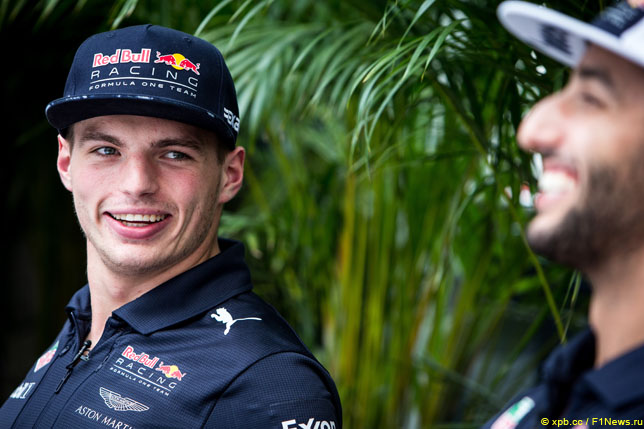 Макс Ферстаппен и Даниэль Риккардо