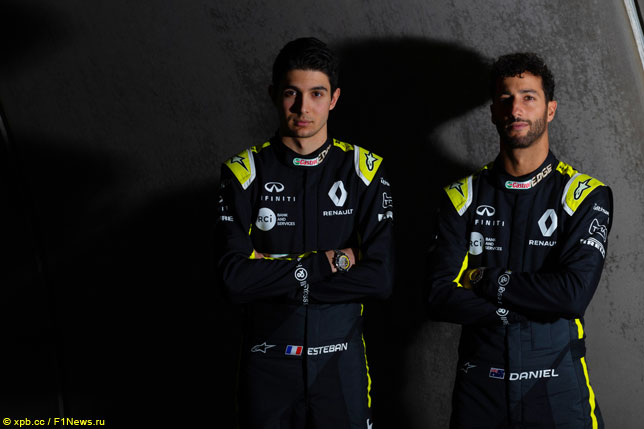 Эстебан Окон и Даниэль Риккардо