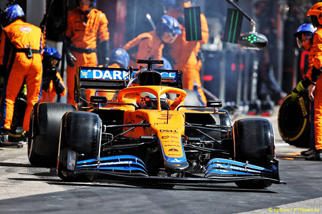 Даниэль Риккардо возвращается на трассу Гран При Португалии после пит-стопа