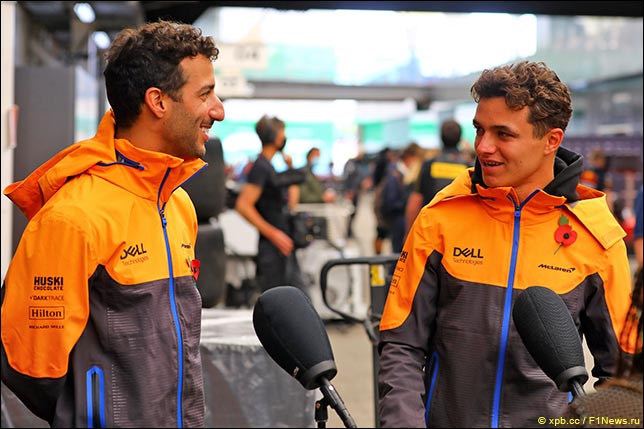 Даниэль Риккардо и Ландо Норрис