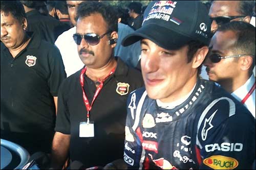 Даниэль Риккардо в Индии