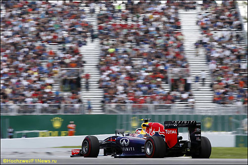 Даниэль Риккардо на тренировках в Монреале