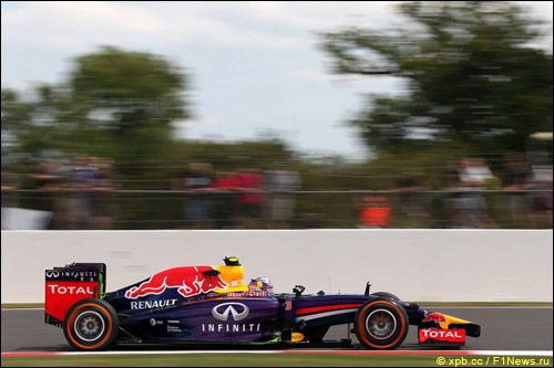 Даниэль Риккардо в Сильверстоуне