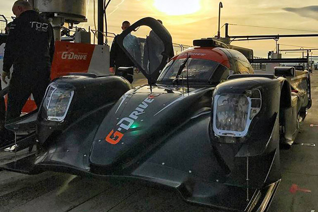 Машина G-Drive Racing на тестах в Альканисе
