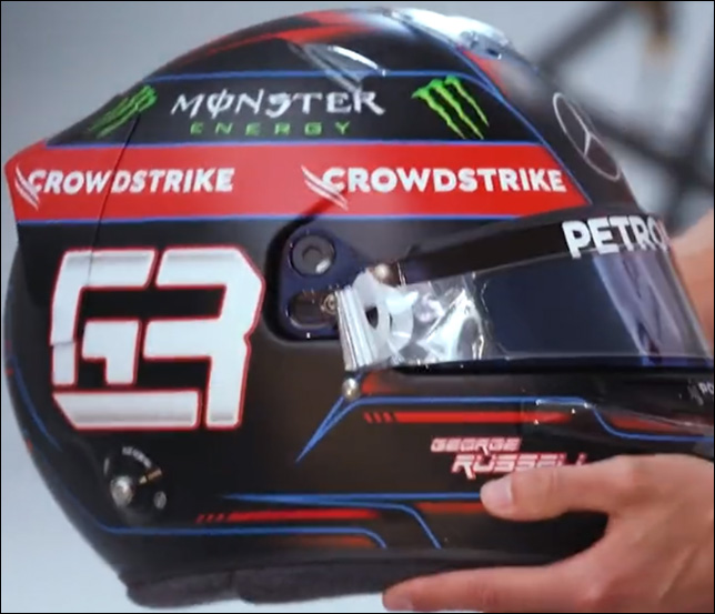 Шлем Джорджа Расселла