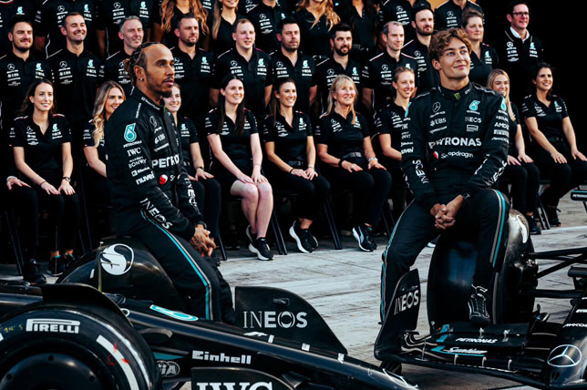 Льюис Хэмилтон и Джордж Расселл, фото из социальных сетей Расселла